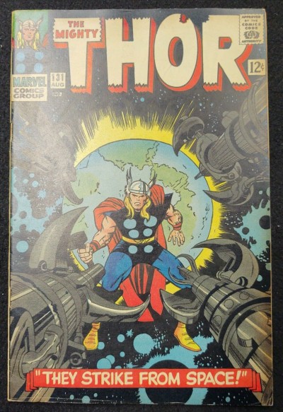 Thor (1966) #131 FN (6.0) Jack Kirby Cover & Art 1st Appearance Rigellians