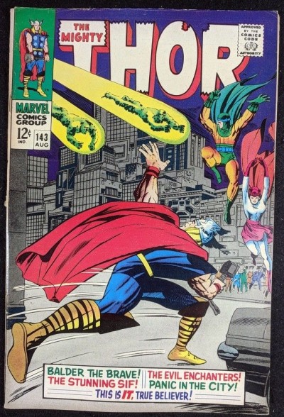 Thor (1966) #143 FN (6.0) vs Enchanters 