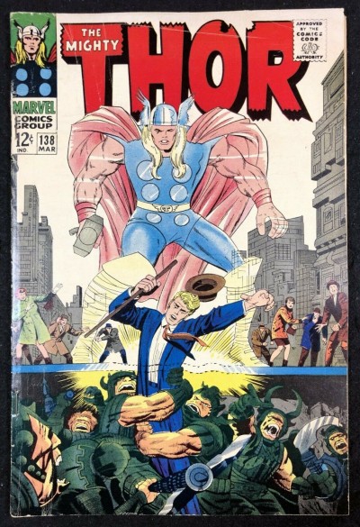 Thor (1966) #138 FN+ (6.5) versus Ulik