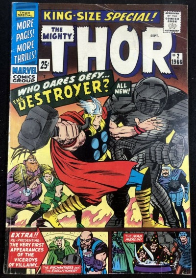 Thor (1966) Annual #2 VG/FN (5.0) vs Destroyer