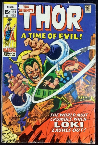 Thor (1966) #191 VG (4.0) 1st Durok the Demolisher