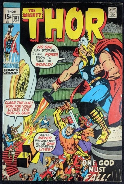 Thor (1966) #181 FN (6.0) Mephisto & Loki app Neal Adams art