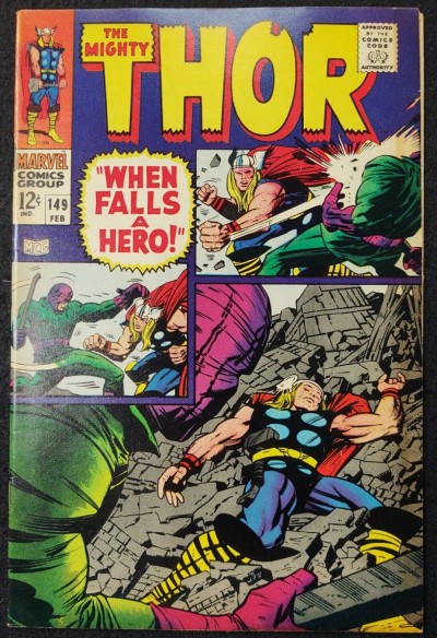 Thor (1966) #149 FN/VF (7.0) Wrecker Jack Kirby Cover & Art
