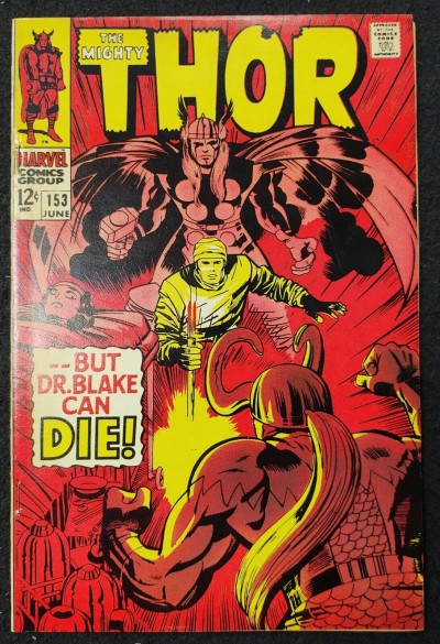 Thor (1966) #153 FN/VF (7.0) Loki Donald Blake Jack Kirby Cover & Art