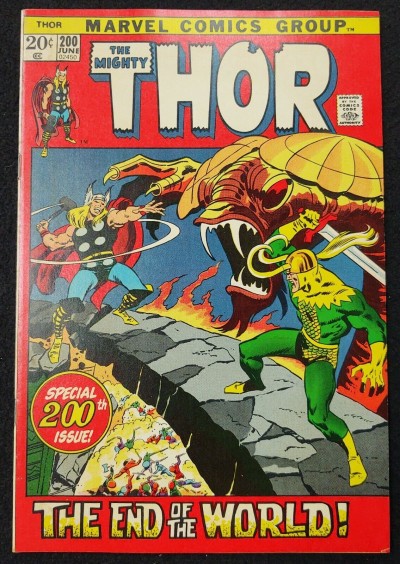 Thor (1966) #200 FN/VF (7.0) Loki Picture Frame Cover John Buscema