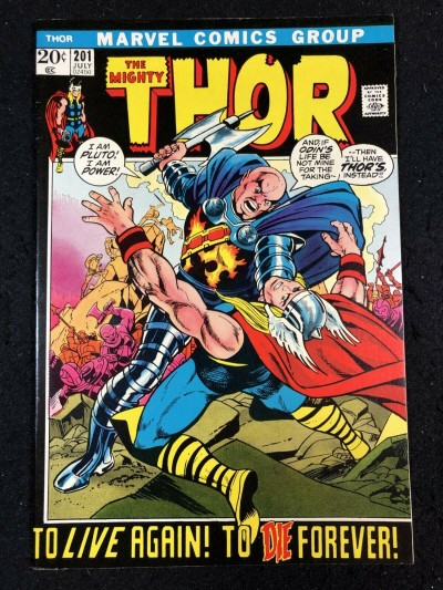 Thor (1966) #201 VF (8.0) origin Ego Prime Hela & Pluto app