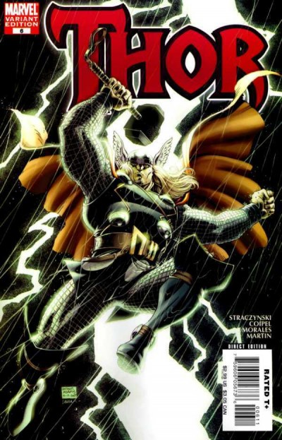 Thor (2007) #6 VF+ Arthur Adams Variant Cover