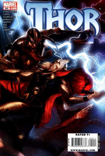 Thor (2007) #600 VF/NM Marko Djurdjevic Variant Cover