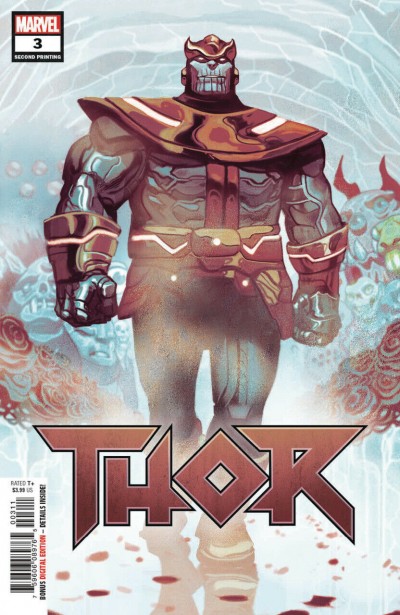 Thor (2018) #3 (#709) VF/NM Mike Del Mundo Thanos 2nd Printing Variant Cover 