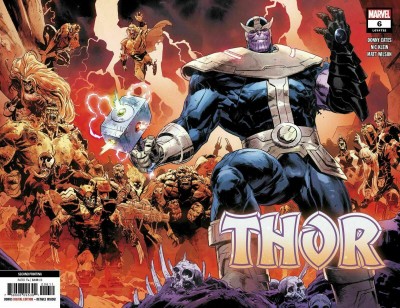 Thor (2020) #6 (#732) VF/NM 2nd Printing Thanos Wraparound Variant Donny Cates