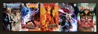 Thor (2020) #9 VF/NM Cover Set Regular Klein McGuinness Phoenix Hildebrandt