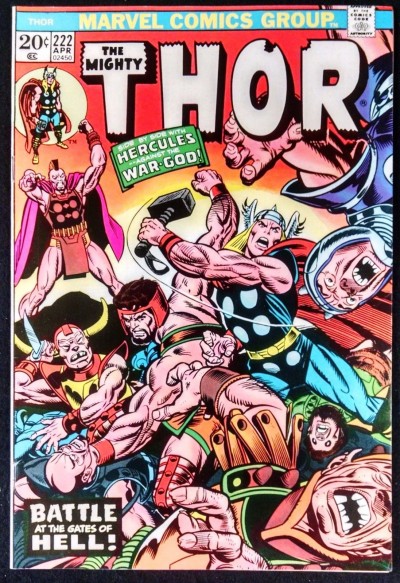 THOR #222 VF SIDE BY SIDE WITH HERCULES 