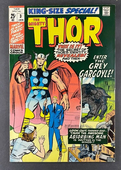Thor King-Size Special (1966) #3 FN (6.0) Jack Kirby Cover