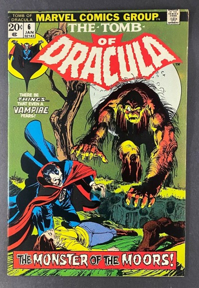 Tomb of Dracula (1972) #6 FN/VF (7.0) Neal Adams Cover