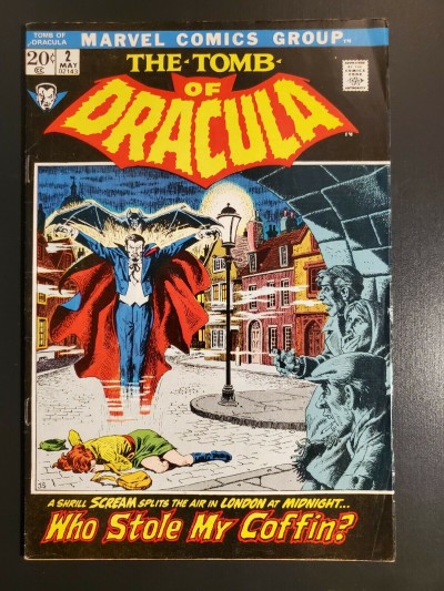 Tomb of Dracula #2 (1972) GVG 3.0 low grade 2nd app Dracula picture frame cover|