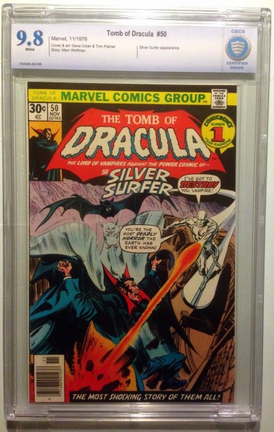Tomb of Dracula (1972) #50 CBCS 9.8 classic Silver Surfer appearance like CGC