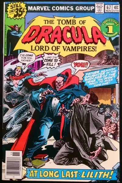 TOMB OF DRACULA #67 VF+ DRACULA'S DAUGHTER LILITH - Silver Age Comics