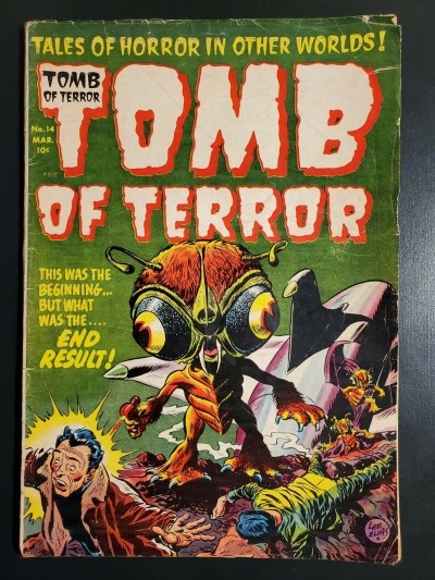 TOMB OF TERROR (1952) #14 LOW GRADE GOOD CLASSIC LEE ELIAS COVER PRE CODE |