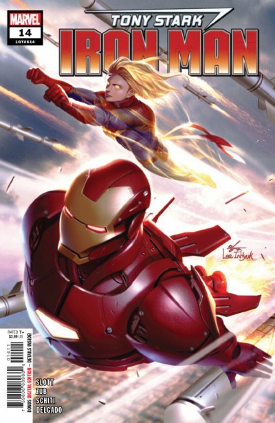 Tony Stark: Iron Man (2018) #14 VF/NM Dan Slott Captain Marvel App