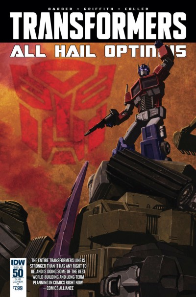 Transformers (2014) #50 VF/NM Cover B IDW 