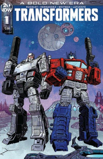 Transformers (2019) #1 VF/NM Gabriel Rodriguez Cover Optimus Megatron IDW