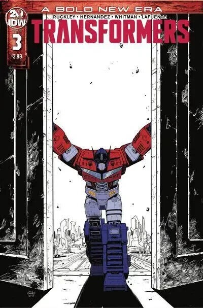 Transformers (2019) #3 NM Nick Roche 2nd Printing Variant Cover IDW