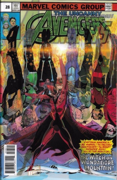 Uncanny Avengers (2015) #28 VF/NM Lenticular Variant Cover (Fantastic Four #187)