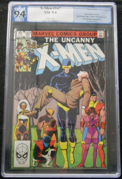 UNCANNY X-MEN #167 PGX GRADED 9.4 WHITE PAGES