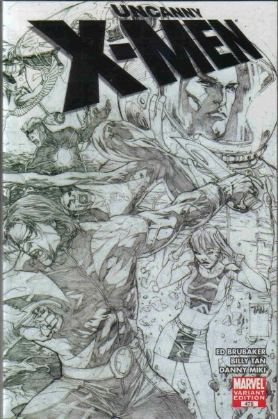 Uncanny X-men (2013) #475 VF/NM-NM Billy Tan Sketch Variant Cover