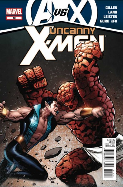 Uncanny X-Men (2011) #12 VF/NM AvsX Sub Mariner Thing Battle Cover