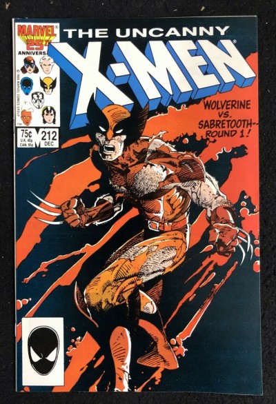 Uncanny X-Men (1963) #212 NM- (9.2) Wolverine versus Sabretooth