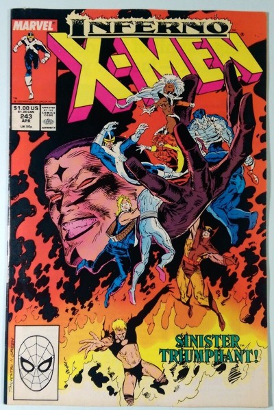 Uncanny X-Men (1981) #243 VF- (7.5)  Inferno