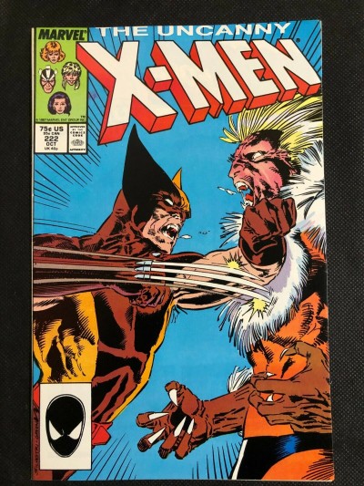 Uncanny X-Men (1981) #222 NM (9.4) Marc Silvestri Cover & Art