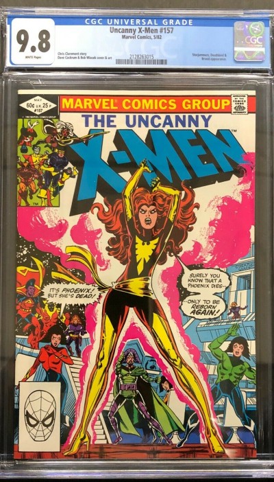 Uncanny X-Men #157 CGC 9.8 White Pages Phoenix Cover (2128263015)