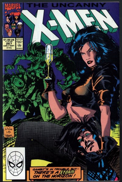 Uncanny X-Men (1963) #267 VF+ (8.5) 2nd app Gambit Jim Lee cover
