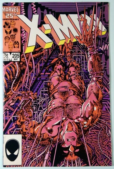Uncanny X-Men (1981) #205 VF/NM (9.0)  Wolverine solo - artist Barry Smith