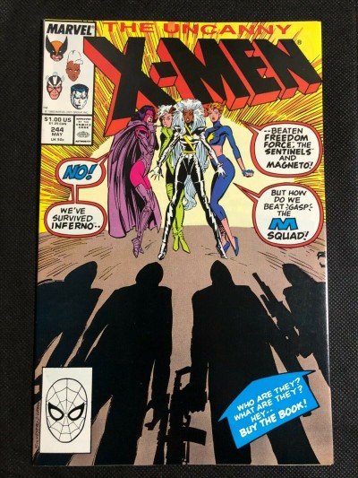 Uncanny X-Men (1981) #244 NM (9.4) 1st Appearance Jubilee Marc Silvestri Art