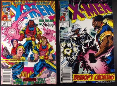 Uncanny X-Men (1981) #282 & 283 VF (8.0) 1st app Bishop both newsstand copies