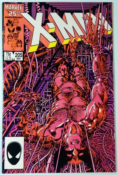 Uncanny X-Men (1981) #205 NM- (9.2)  Wolverine solo - artist Barry Smith