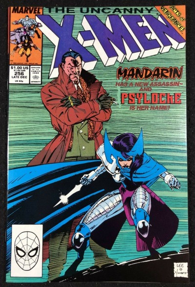 Uncanny X-Men (1981) #256 NM (9.4) 1st Psylocke as Lady Mandarin Jim Lee