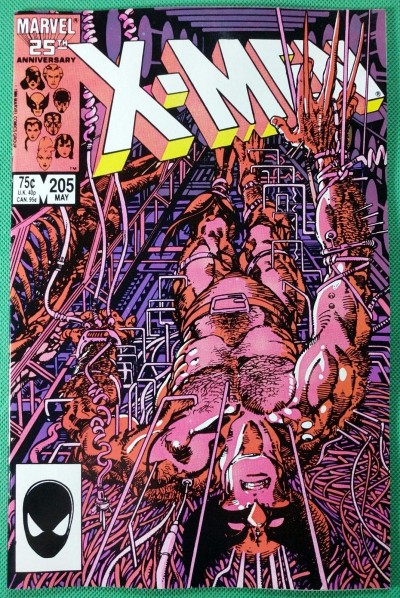 Uncanny X-Men (1981) #205 VF- (7.5) Wolverine solo artist Barry Smith Weapon X
