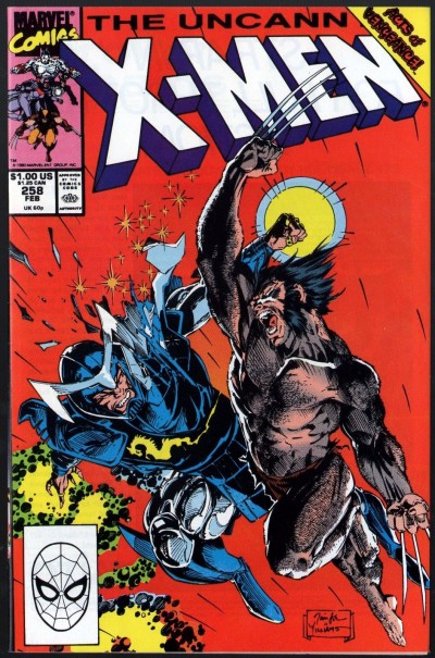 Uncanny X-Men (1963) #258 VF- (7.5) Jim Lee Wolverine cover 