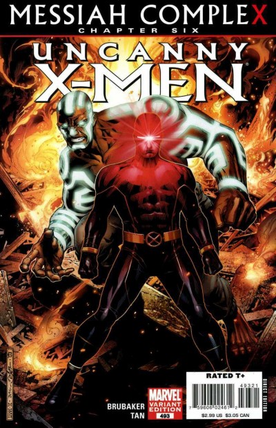 Uncanny X-men (1981) #493 VF/NM Messiah Complex Jim Cheung Variant Cover