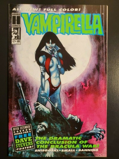 Vampirella #4 (1993) NM- (9.2) Harris Comics John Snyder art!     |