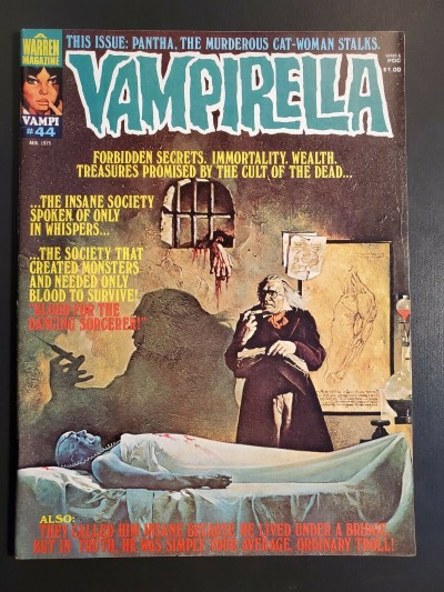 VAMPIRELLA #44 (1975) VF- (7.5) Warren Horror Magazine high grade |