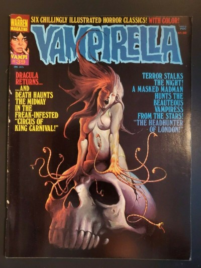 Vampirella #39 (1978) VF (8.0) Warren Magazine Gonzalez, Esteban Maroto art  |