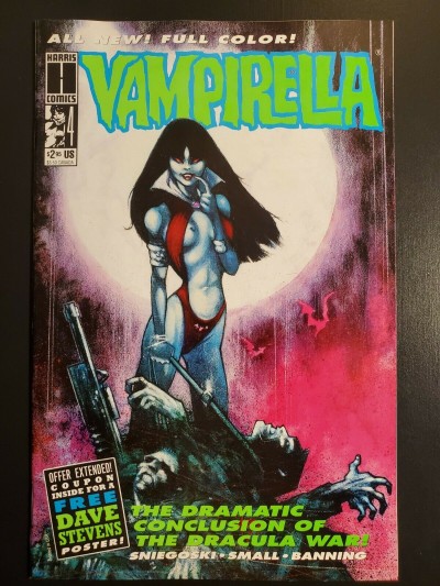 Vampirella #4 (1993) NM (9.4) Harris Comics John Snyder art |