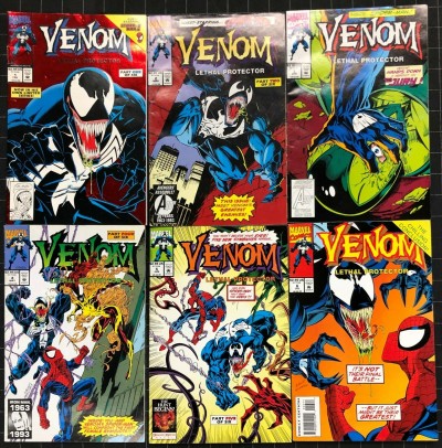 Venom (1993) Lethal Protector Funeral Pyre Enemy Within 3 complete sets 12 books