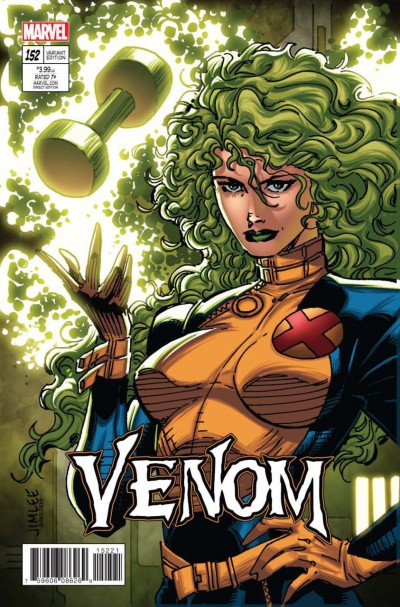 Venom (2016) #152 VF/NM Jim Lee Polaris X-Men Trading Card Variant Cover