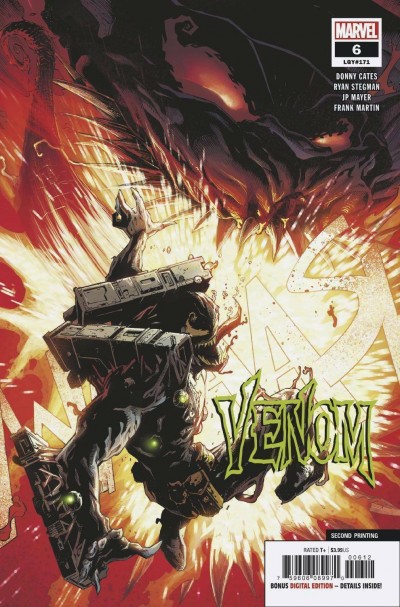 Venom (2018) #6 VF/NM Ryan Stegman 2nd Printing Cover Donny Cates Knull